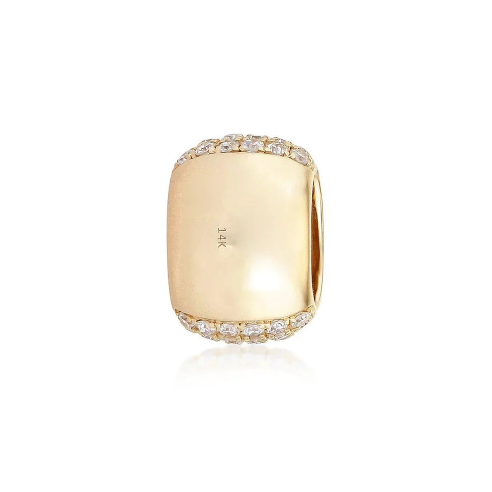 14K Black Diamond Spacer Bead - Image 6