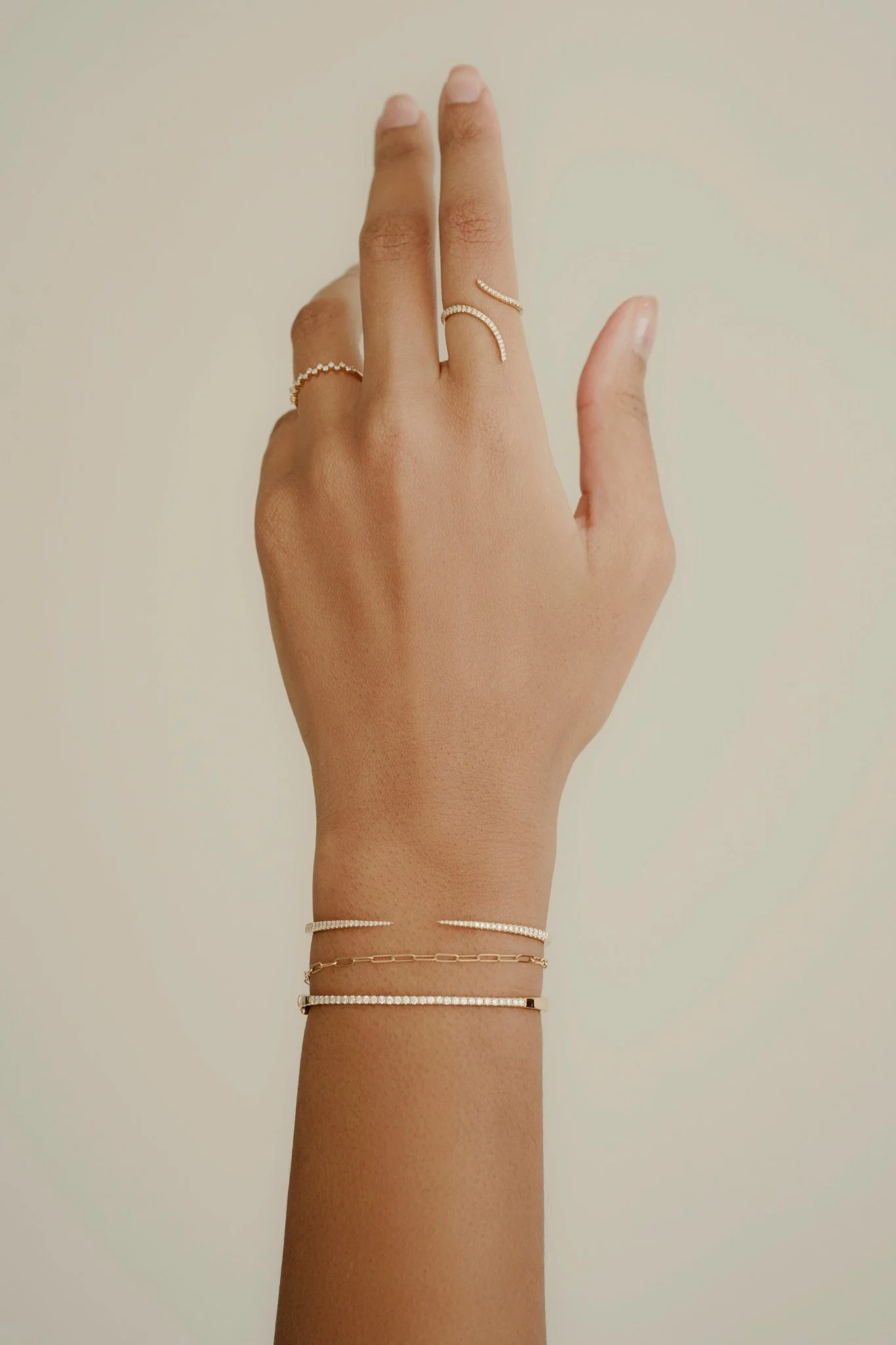 14K Diamond Bangle - Image 4