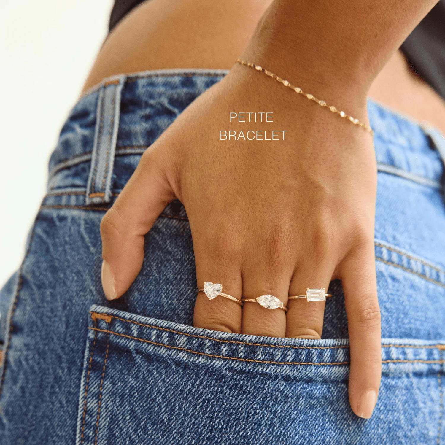 14K Gold Mirror Chain Link Necklace - Image 3